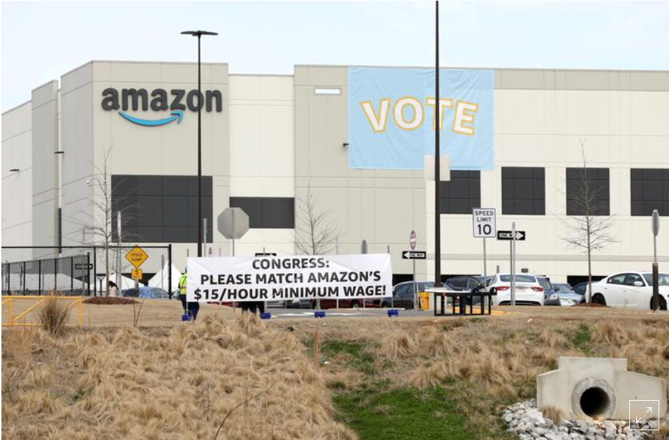  Exclusive: Roughly 500 ballots challenged in Amazon’s landmark union election
