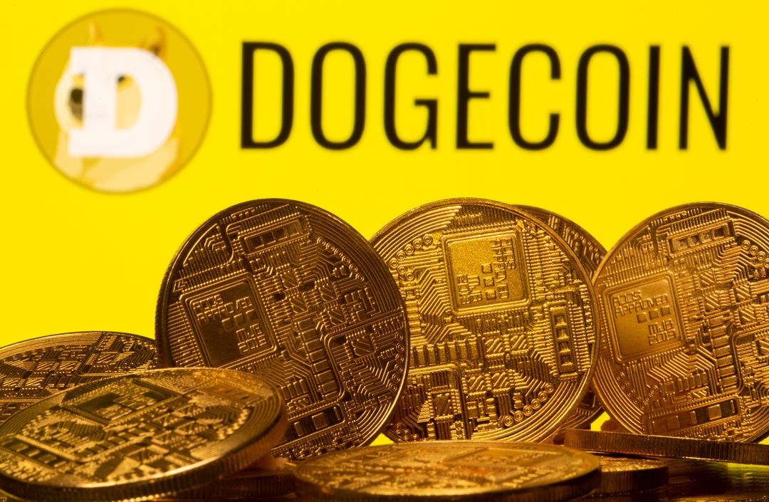  Meme-based cryptocurrency Dogecoin soars 40% to all-time high