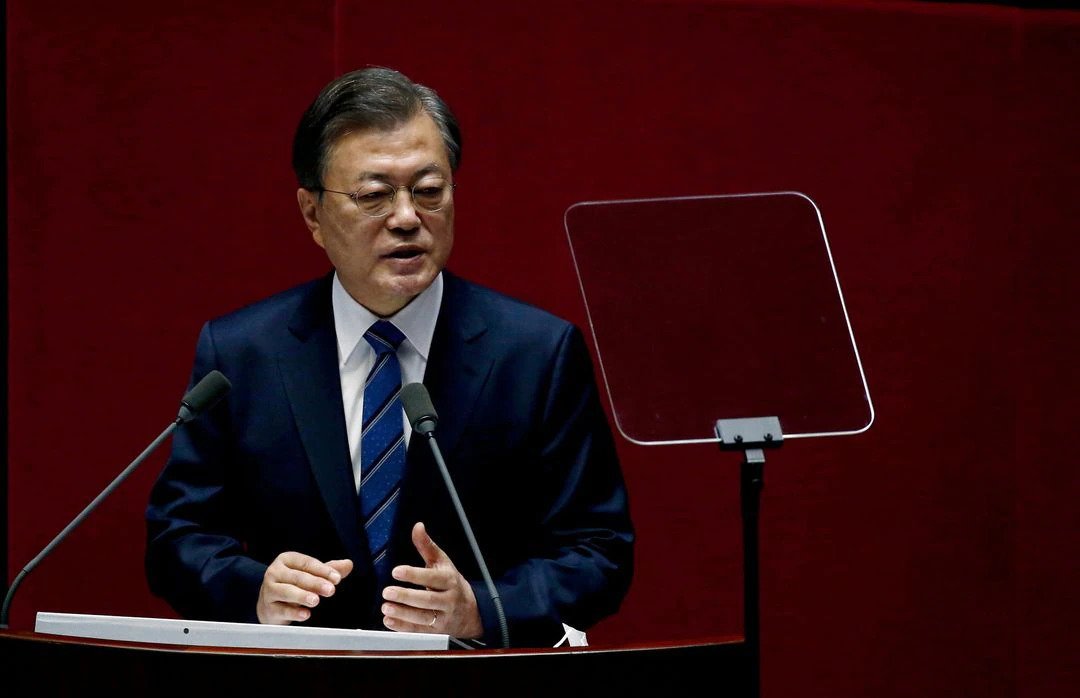  S.Korea’s Moon says ‘time to take action’ on N.Korea ahead of summit with Biden