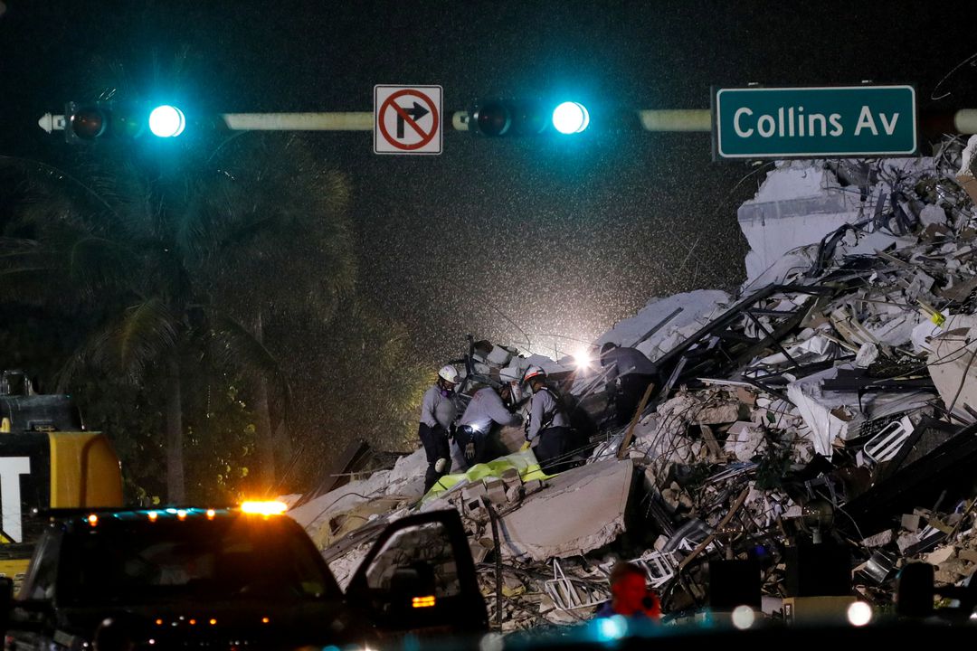  Race to find survivors as death toll in Miami condo collapse rises