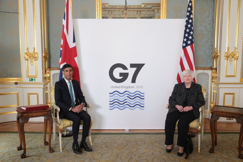  UK’s Sunak says world is watching as G7 debates tax reform