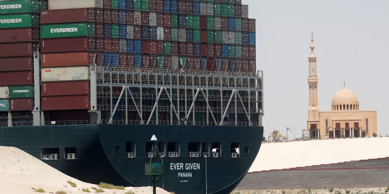  Ever Given container ship leaves Suez Canal 106 days after getting stuck