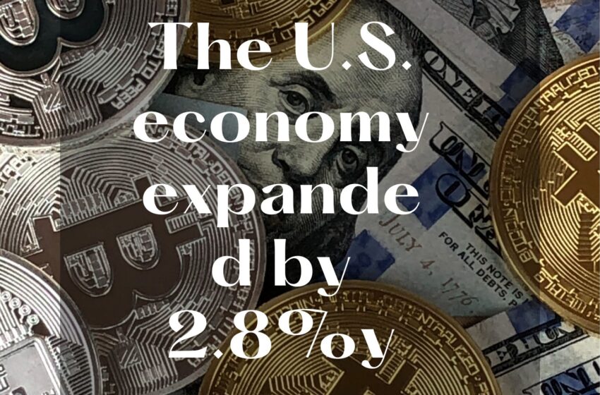 The U.S. economy expanded by 2.8% in Q3 of 2024