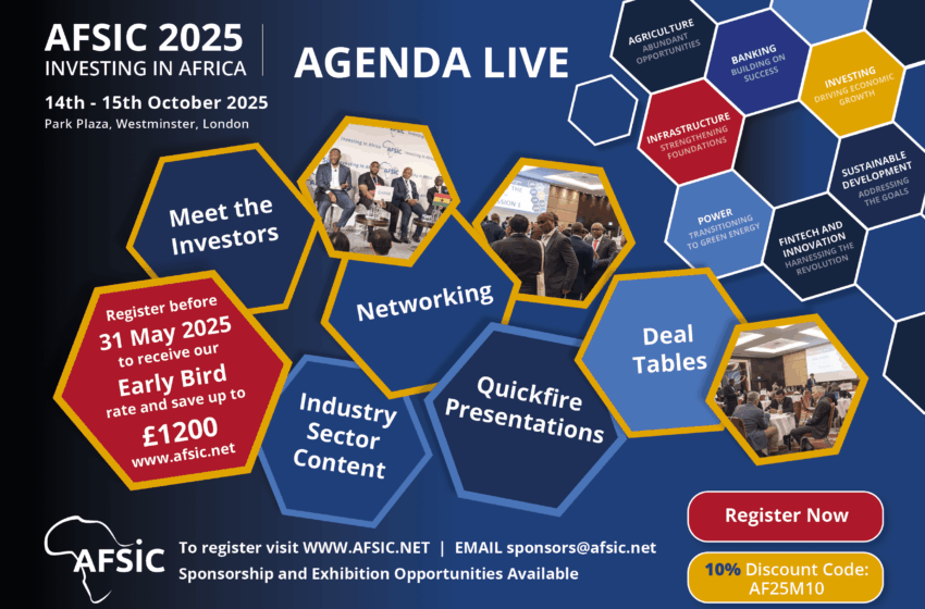 Raising Capital at AFSIC: an unparalleled opportunity to connect with the top DFIs and private equity funds