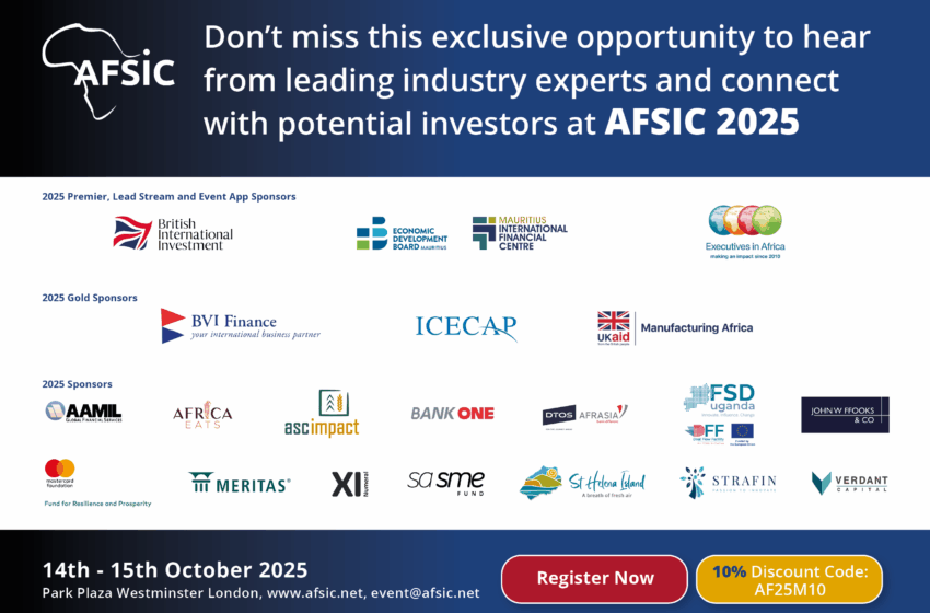 Meet investors and close deals at AFSIC 2025