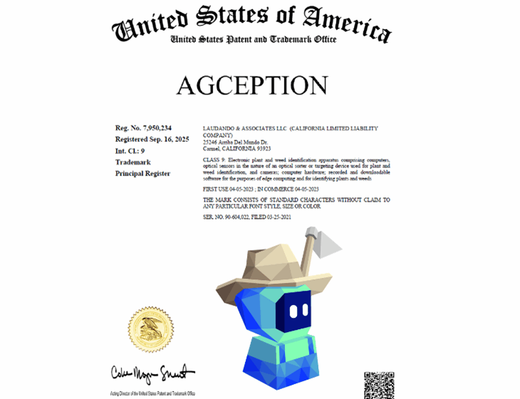 L&A Secures U.S. Trademark for AgCeption® as Brand Expands Globally