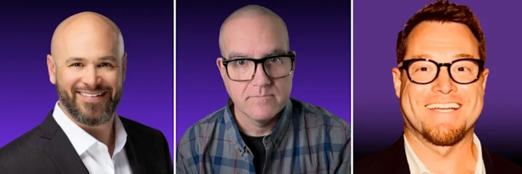 TAHO founders, left to right: Todd Smith, Michal Ashby, Justin Gelinas