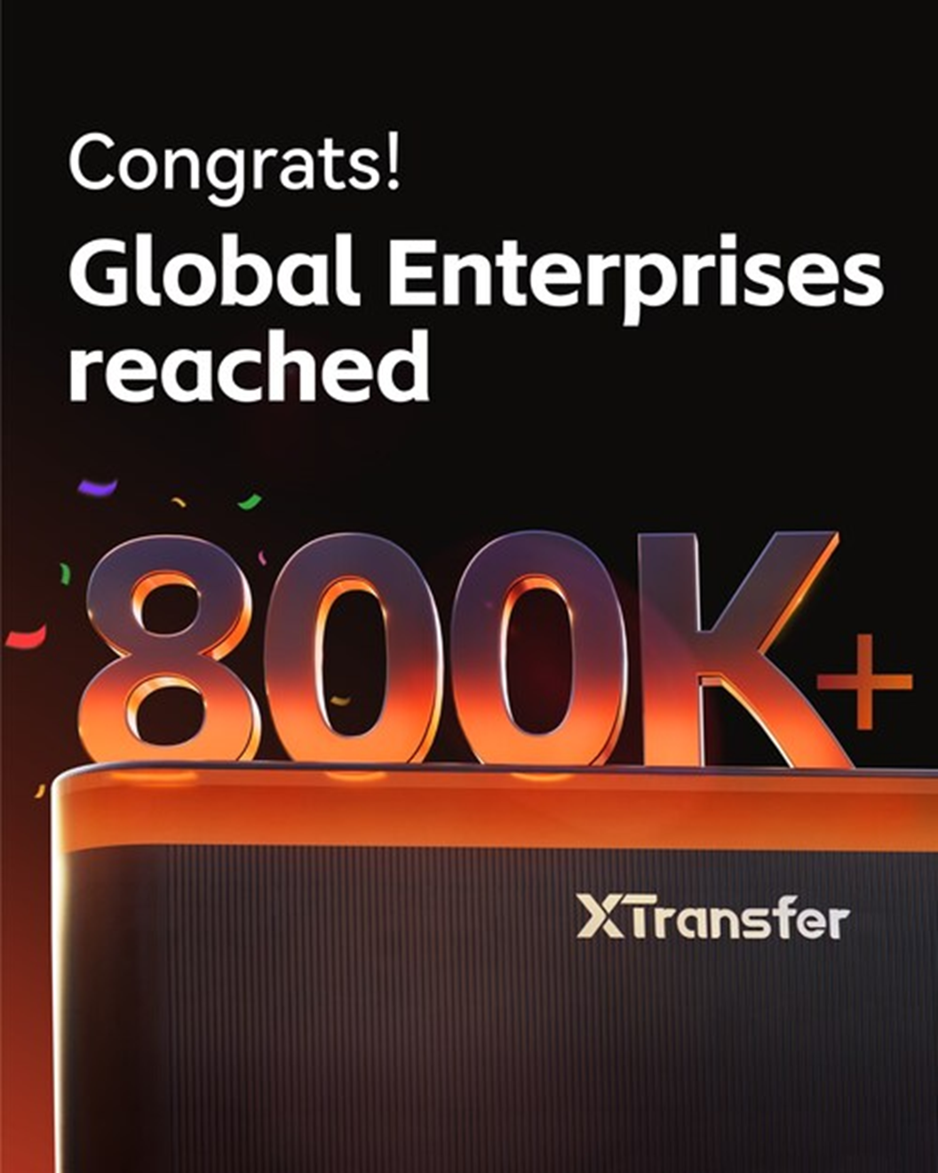 XTransfer has crossed 800,000