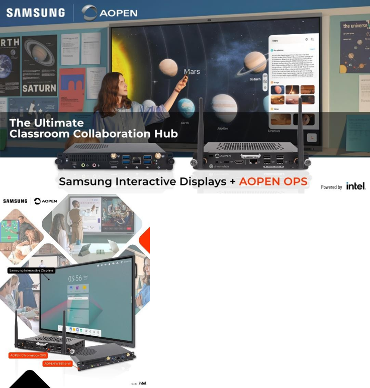 AOPEN America and Samsung Electronics